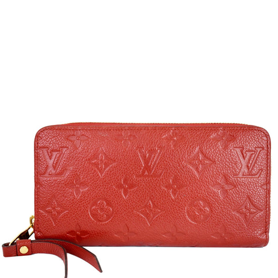 Louis Vuitton Empreinte Rouge Red Long Zippy Wallet. DC: TN5114. Made in  France. With insert, dustbag & box ❤️