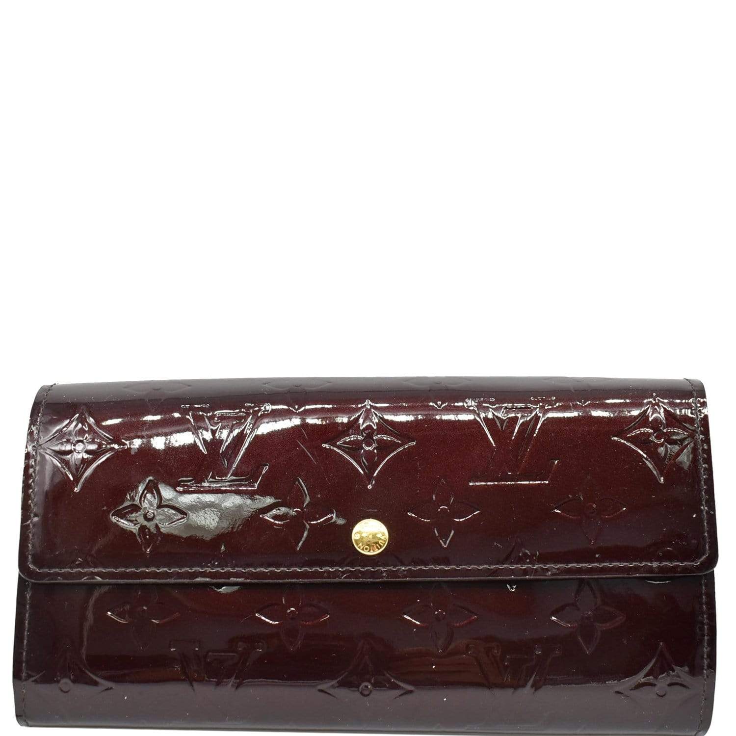 Louis Vuitton Vernis Monogram Cherrywood Chain Wallet