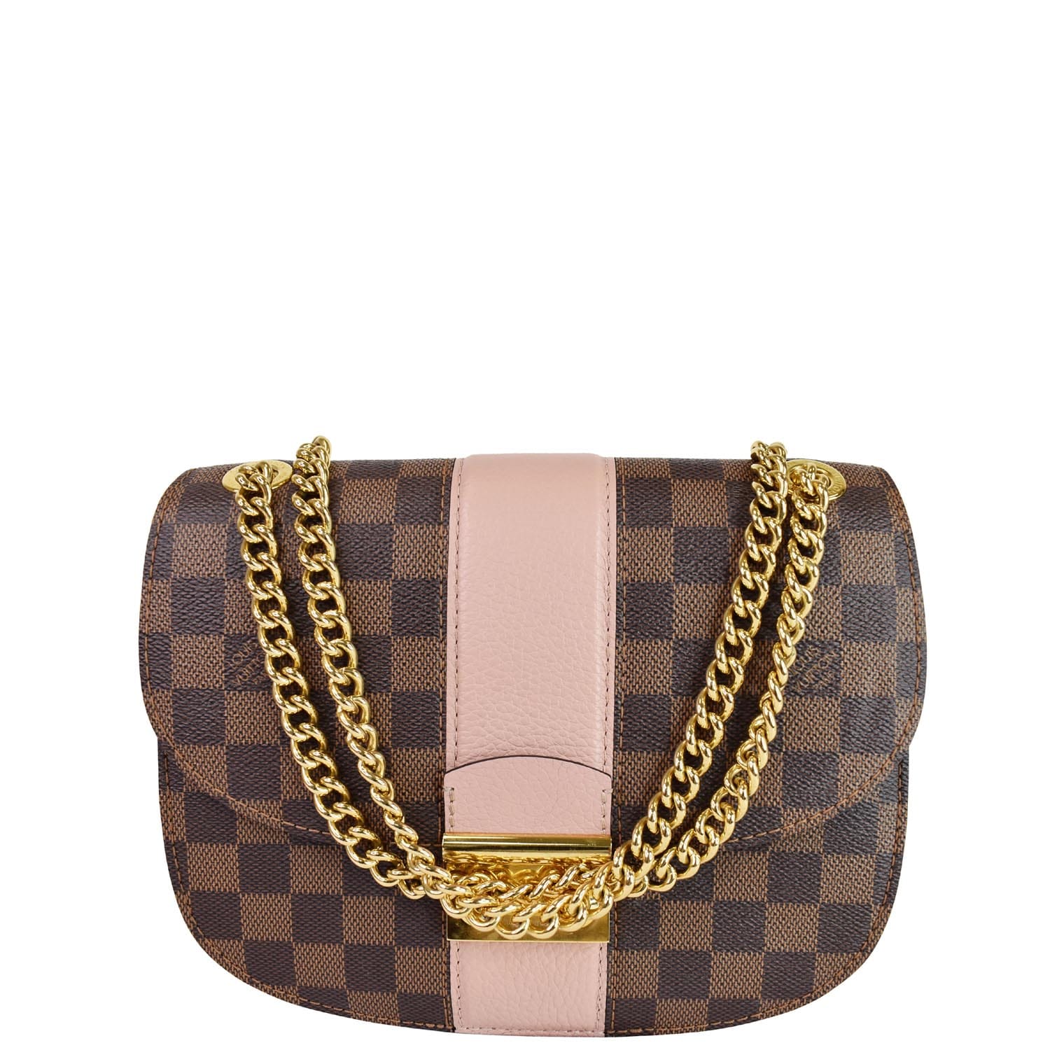 Louis Vuitton Wight Damier Ebene Crossbody Bag Magnolia