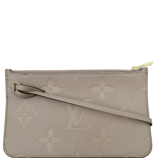 Louis Vuitton Limited Beige Monogram Empreinte Neverfull Pochette