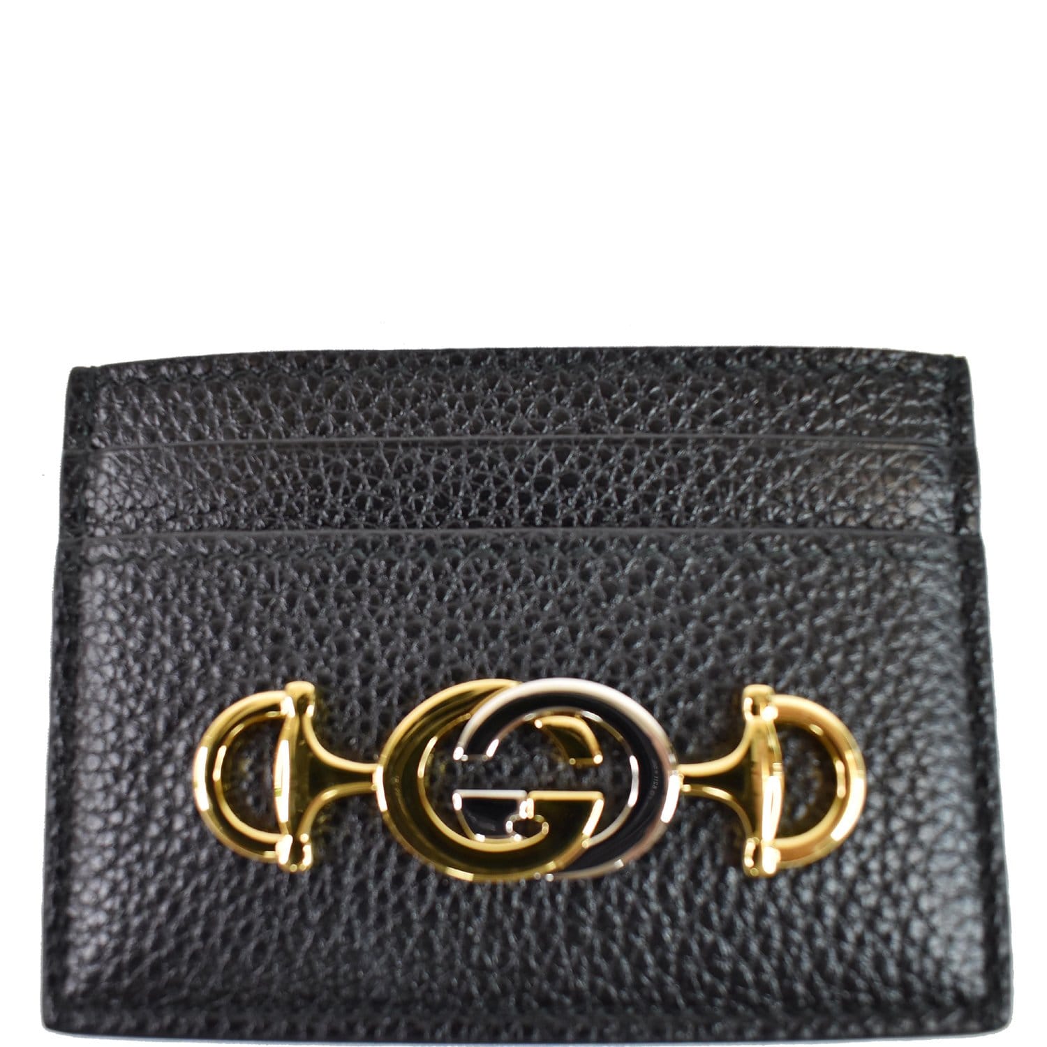 gucci zumi grainy leather card case