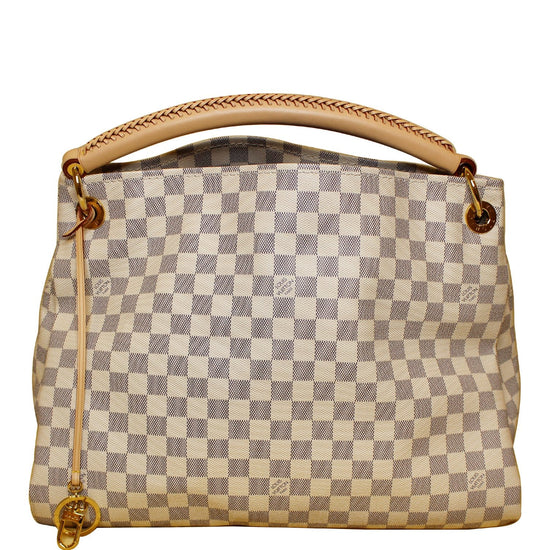 Louis Vuitton Artsy MM Damier Azur Beige ref.363057 - Joli Closet