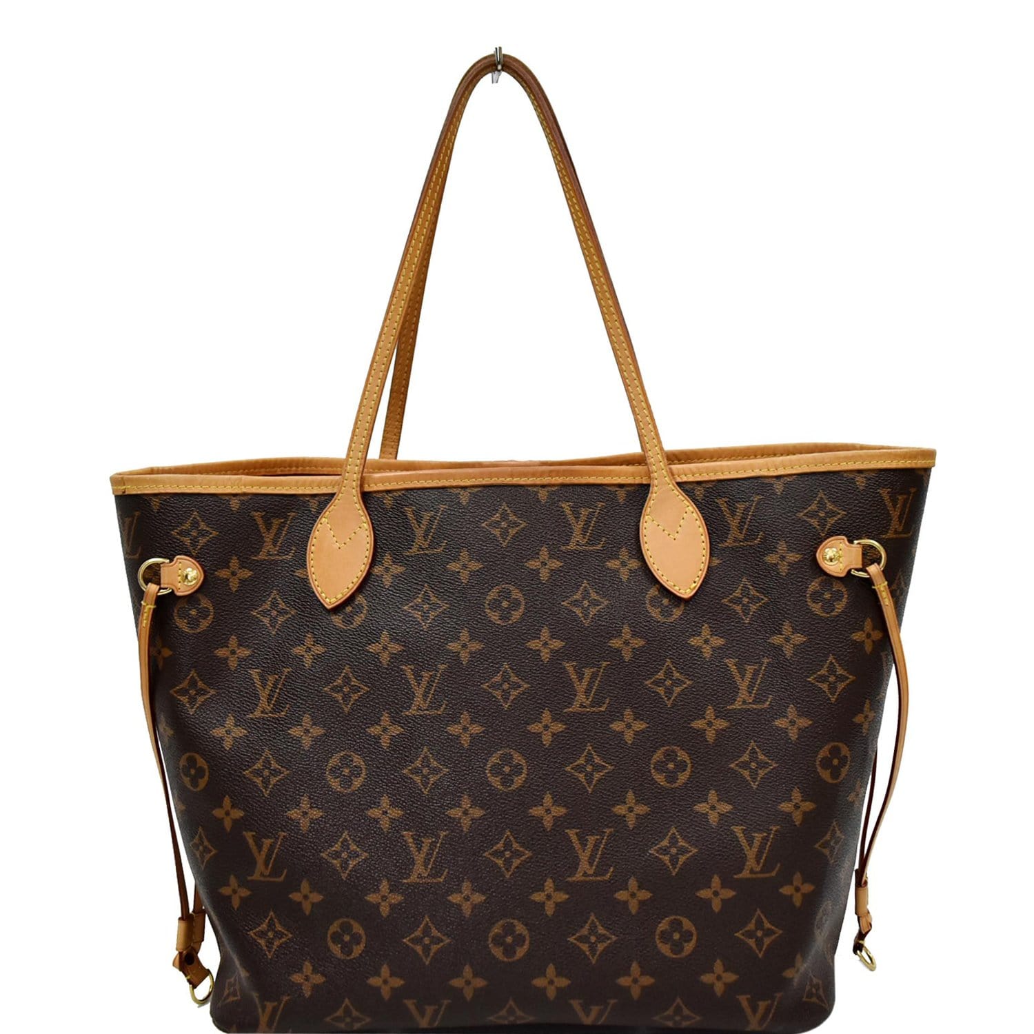 2015 Louis Vuitton Monogram Neverfull MM Shoulder Bag + POUCH