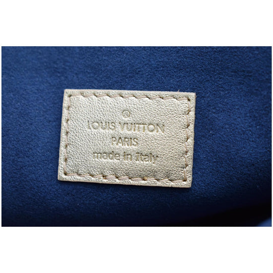 Louis Vuitton Taupe Monogram Embossed Puffy Lambskin Coussin PM, myGemma