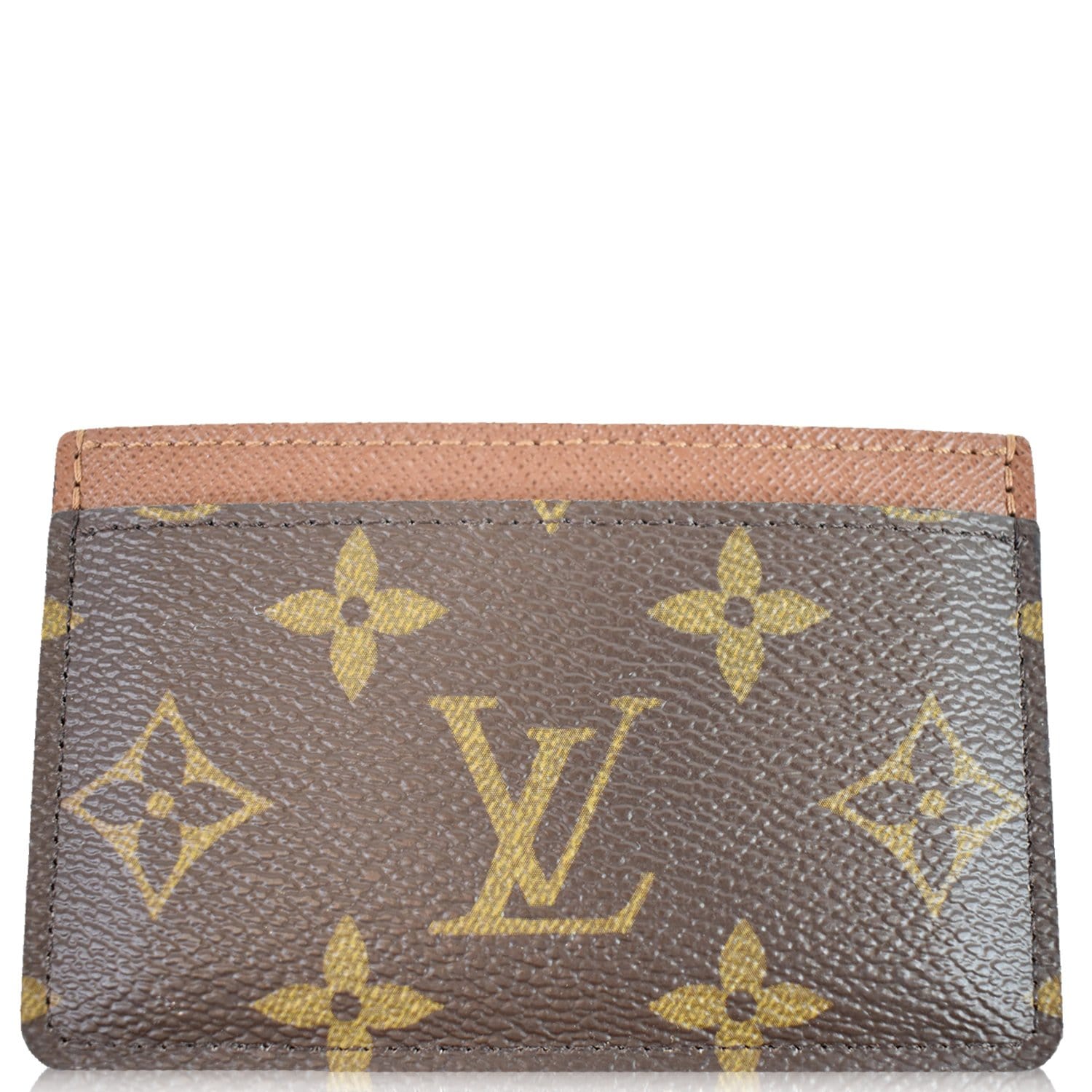 Louis Vuitton Card Holder Monogram Canvas Brown