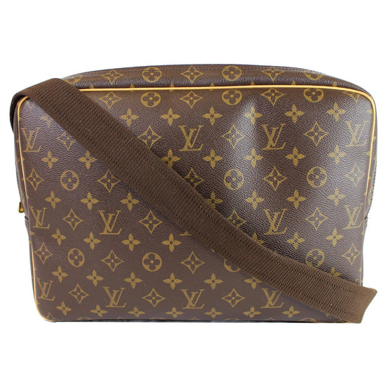 Brown Louis Vuitton Monogram Reporter GM Crossbody Bag – Designer