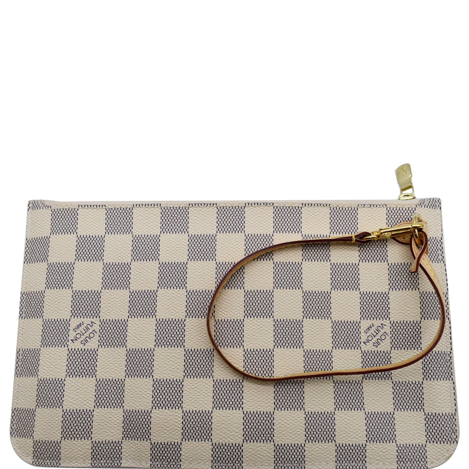 Louis Vuitton Neverfull GM Damier Azur Pochette Wristlet Pouch