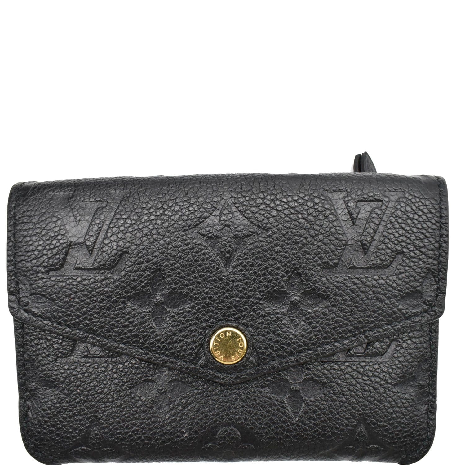 Louis Vuitton Key Pouch Monogram Empreinte Noir Black in Leather