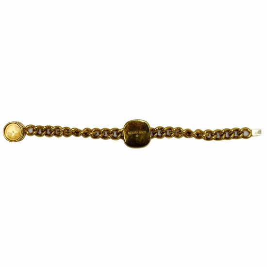Louis Vuitton Monogram Chain Link Bracelet - Brass Link, Bracelets -  LOU763897