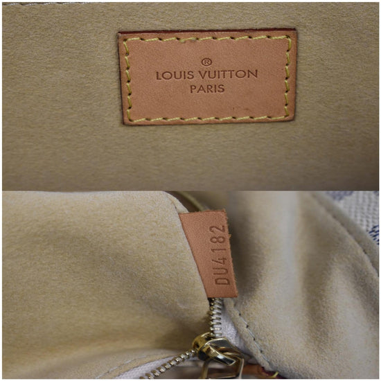 Louis Vuitton Womens Salina PM Damier Azur Shoulder Handbag White Blue -  Shop Linda's Stuff