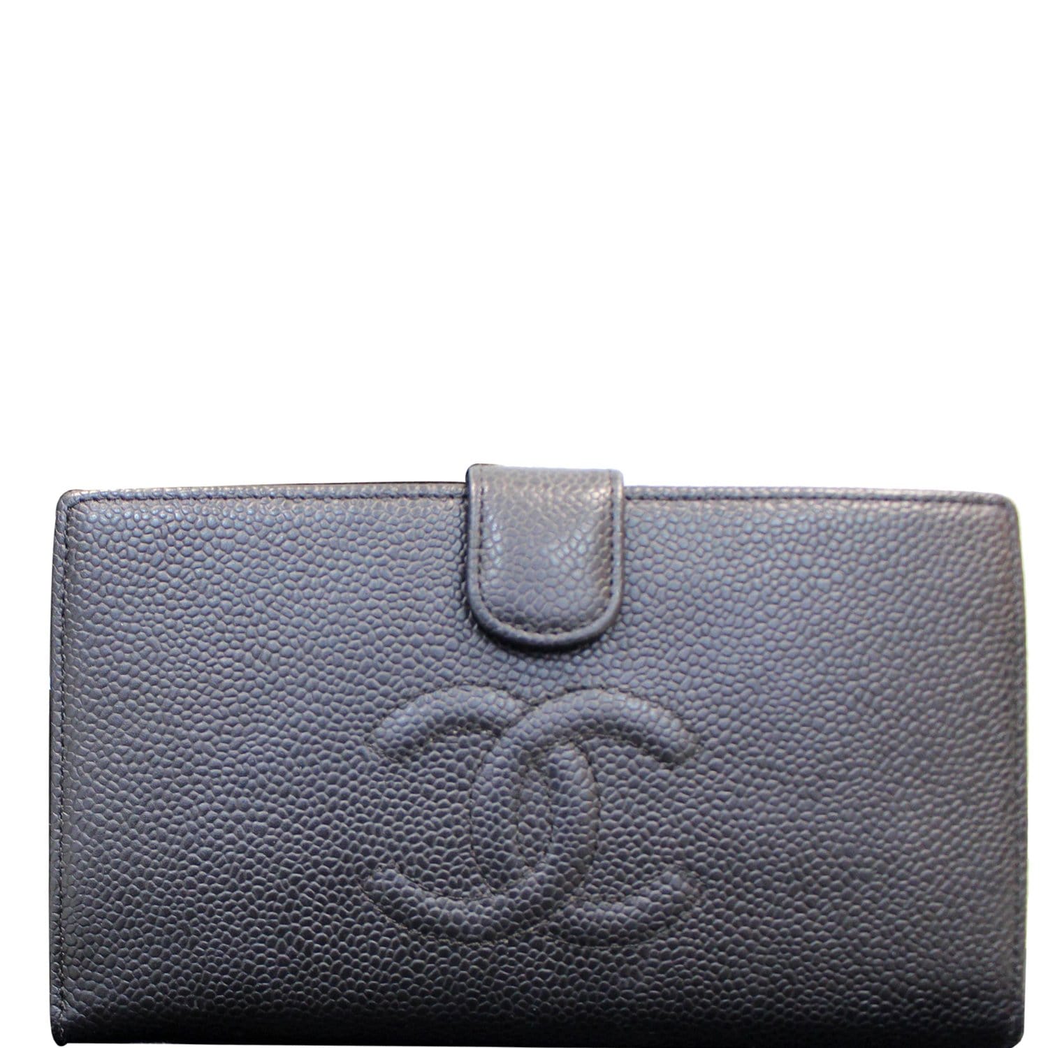 Chanel Caviar Long Classic Bifold Wallet