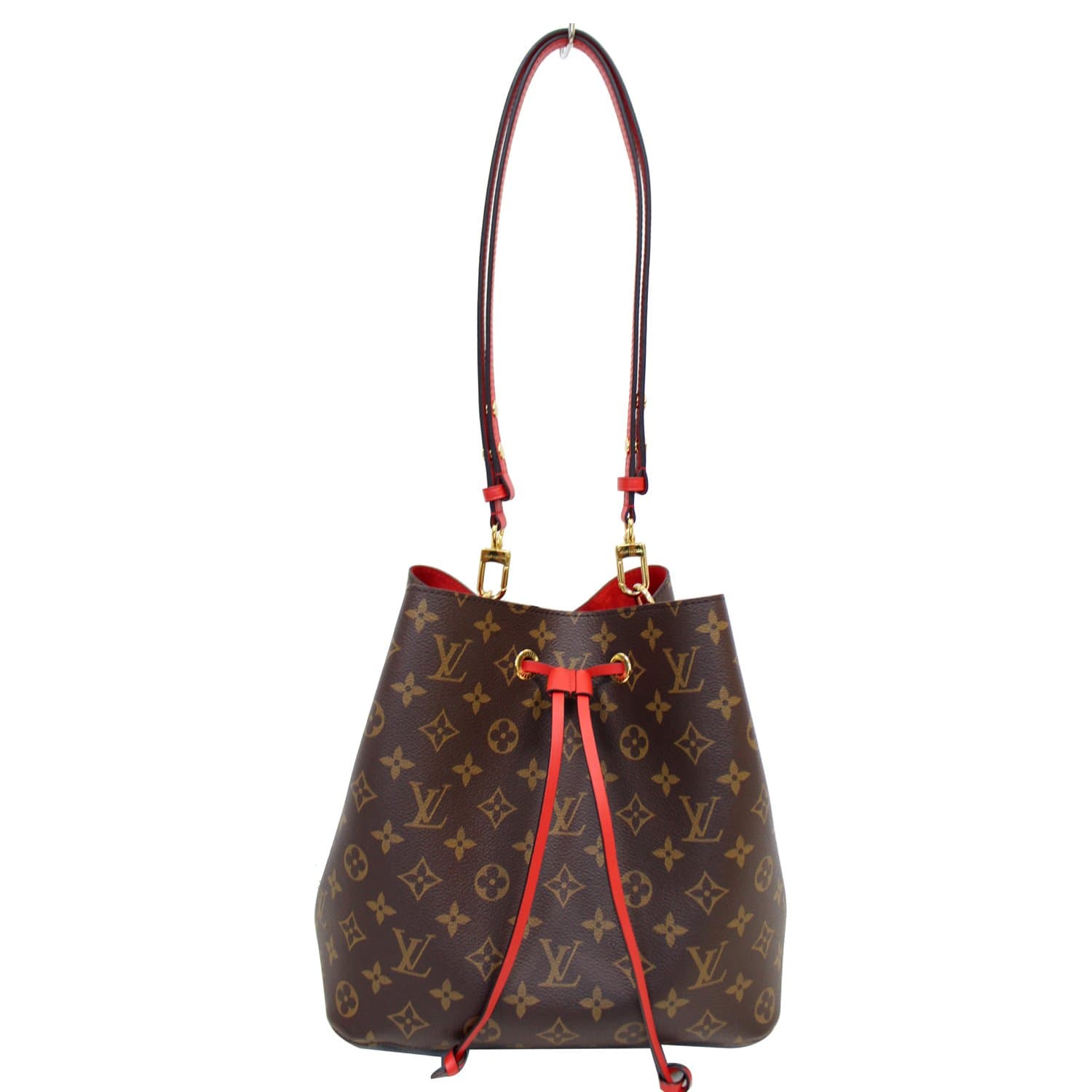 Luxury Monogram Canvas and Leather Handbag Neonoe