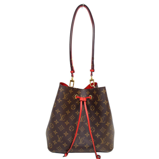 Louis Vuitton Monogram Neonoe Mm Coquelicot Red Coated Canvas Hobo Bag -  MyDesignerly