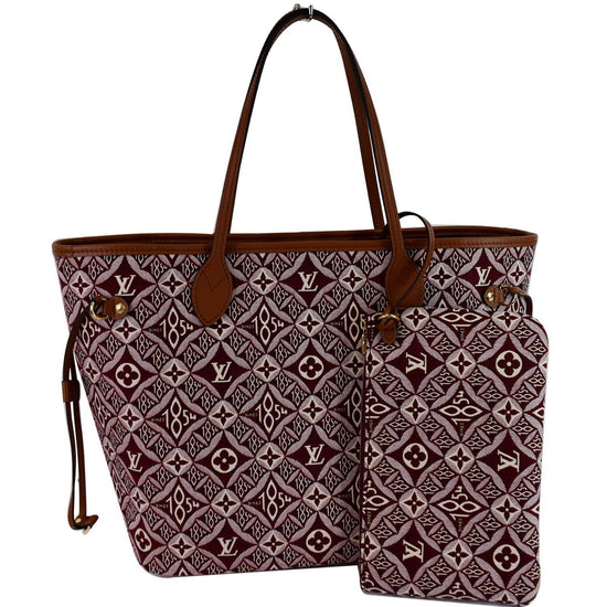 Louis Vuitton Jacquard Since 1854 Neverfull mm Bordeaux