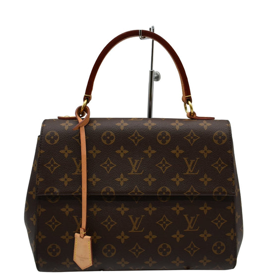 Louis Vuitton - Authenticated Cluny Handbag - Cloth Brown Plain for Women, Very Good Condition