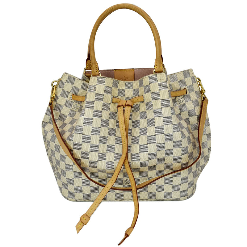 LOUIS VUITTON Damier Azur Girolata Mint Shoulder Bag