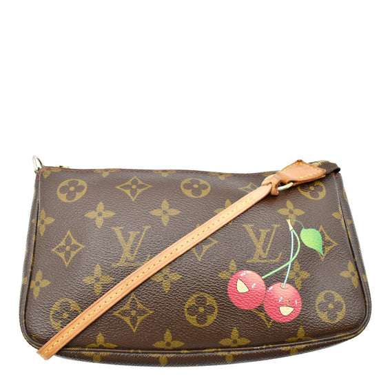 Auth Louis Vuitton Monogram Cherises Cherry Pochette Bag (SOLD)