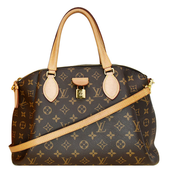 Rivoli leather handbag Louis Vuitton Brown in Leather - 22801818