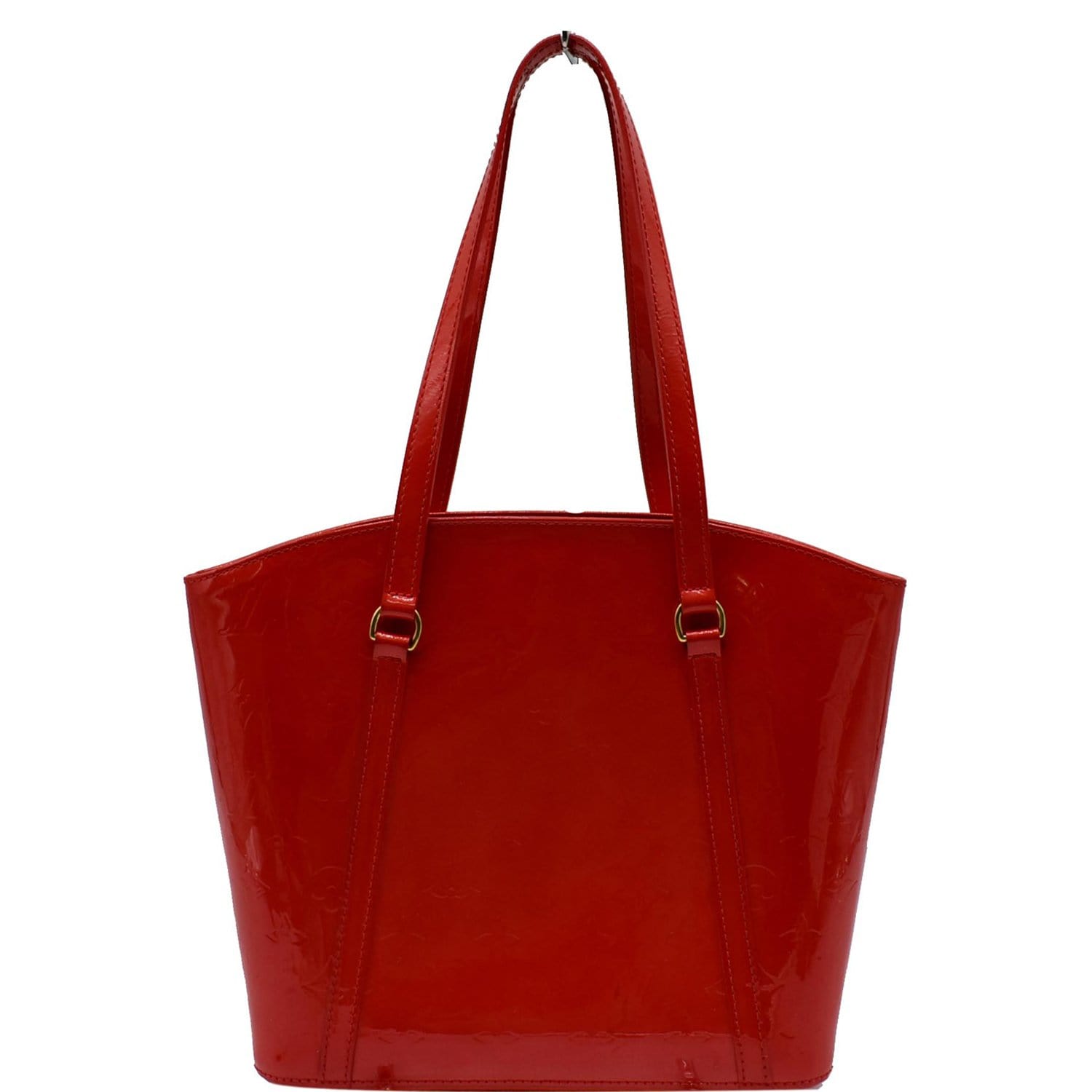 Louis Vuitton Marine Rouge Taurillon Lockme Cabas Tote - Handbag | Pre-owned & Certified | used Second Hand | Unisex