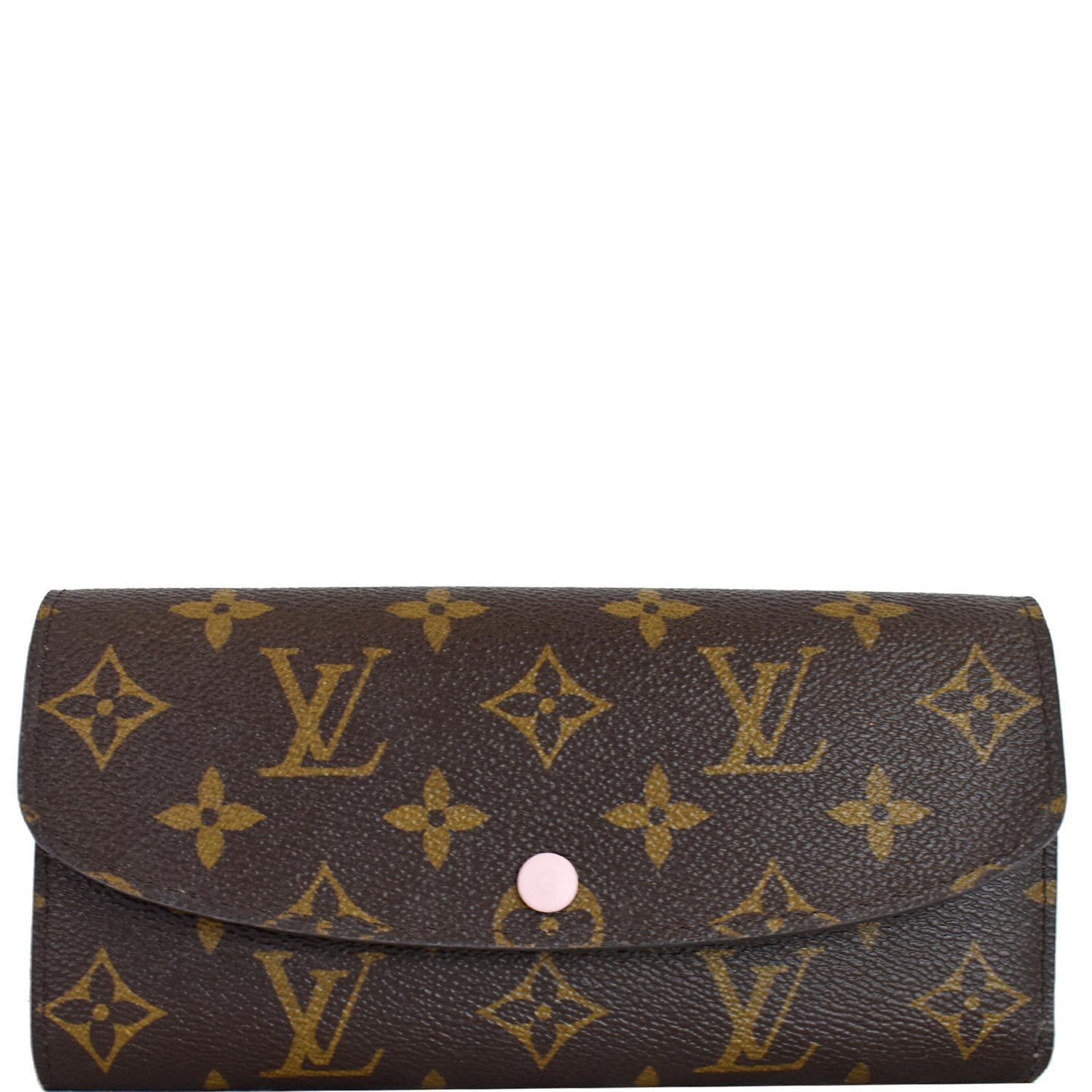 Emilie leather wallet Louis Vuitton Brown in Leather - 22282342