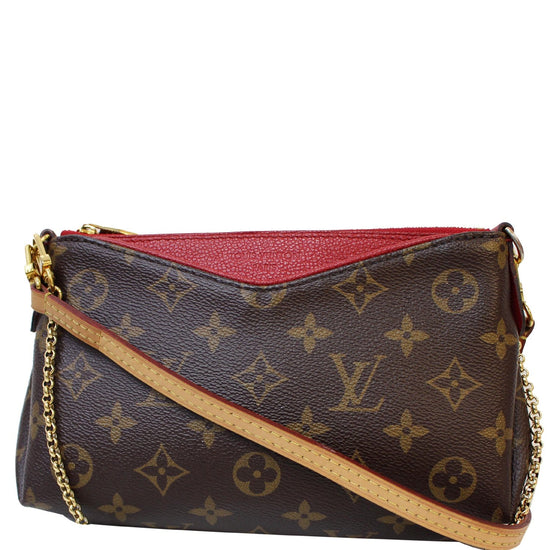 Louis Vuitton 2017 Pre-owned Monogram Pallas Clutch Bag - Brown