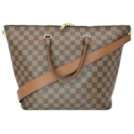 Louis Vuitton Belmont Damier Ebene Tote Bag Brown - DDH