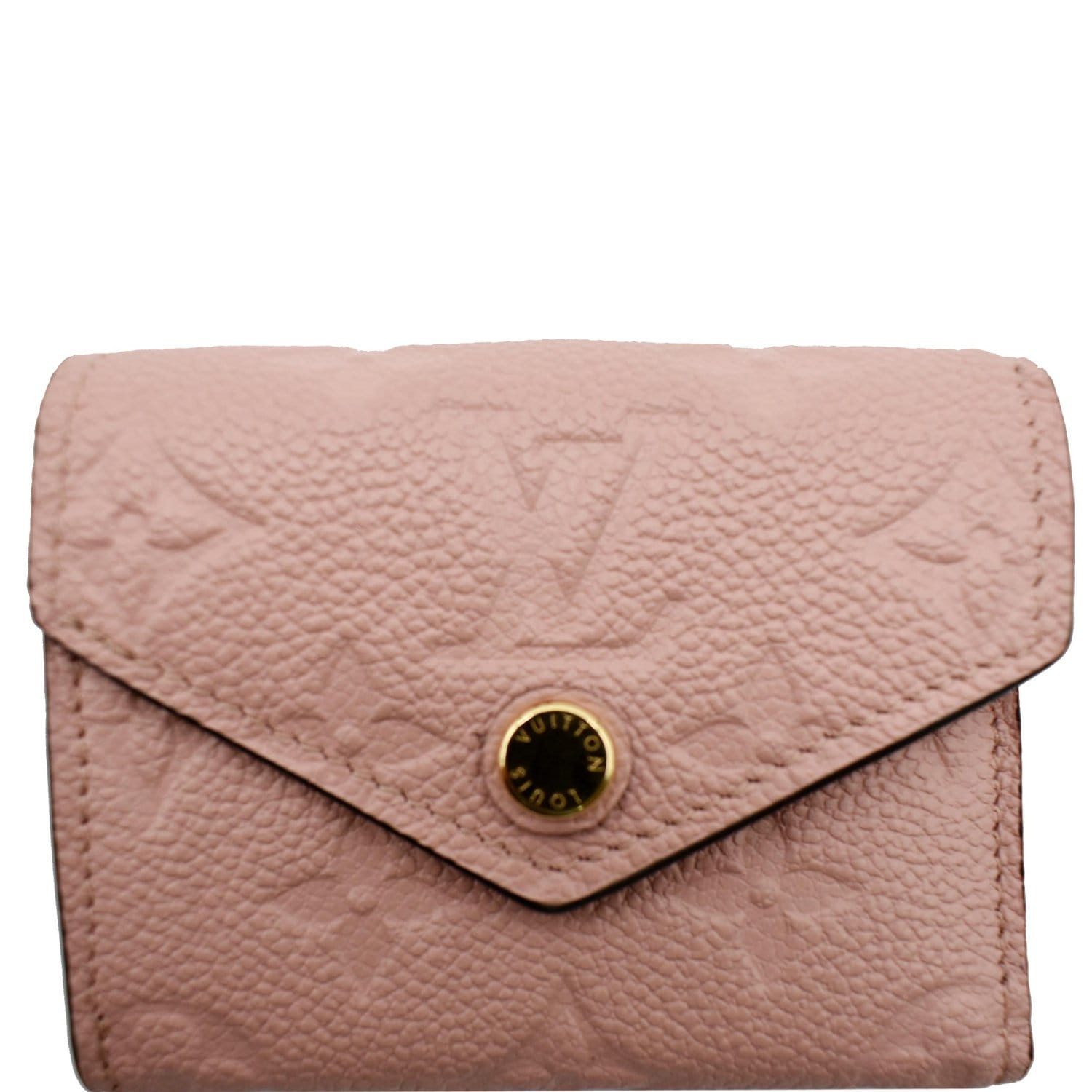 LOUIS VUITTON Zoe Compact Monogram Empreinte Wallet Rose Poudre