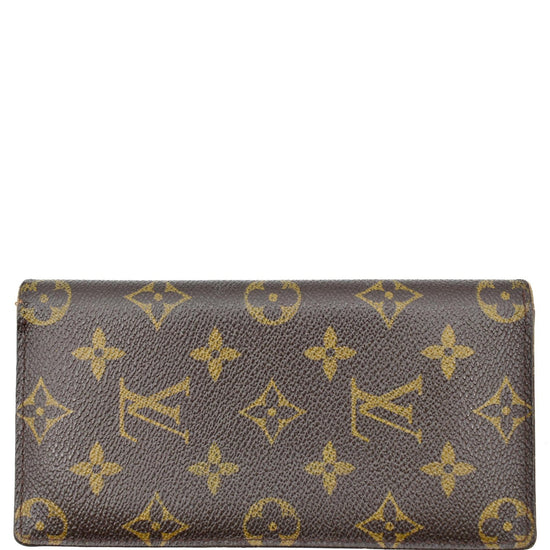 Louis Vuitton Damier Monogram GM Travel Checkbook Wallet LV-1202P-0001