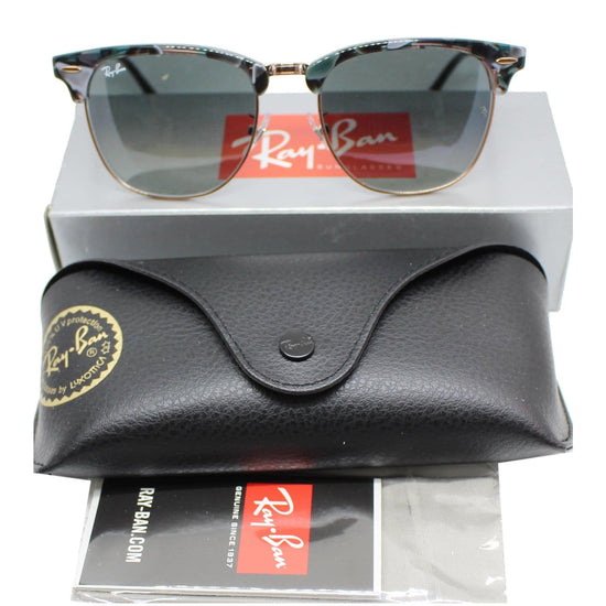 RAY-BAN RB3016F-1255/71 Clubmaster Fleck Sunglasses Grey