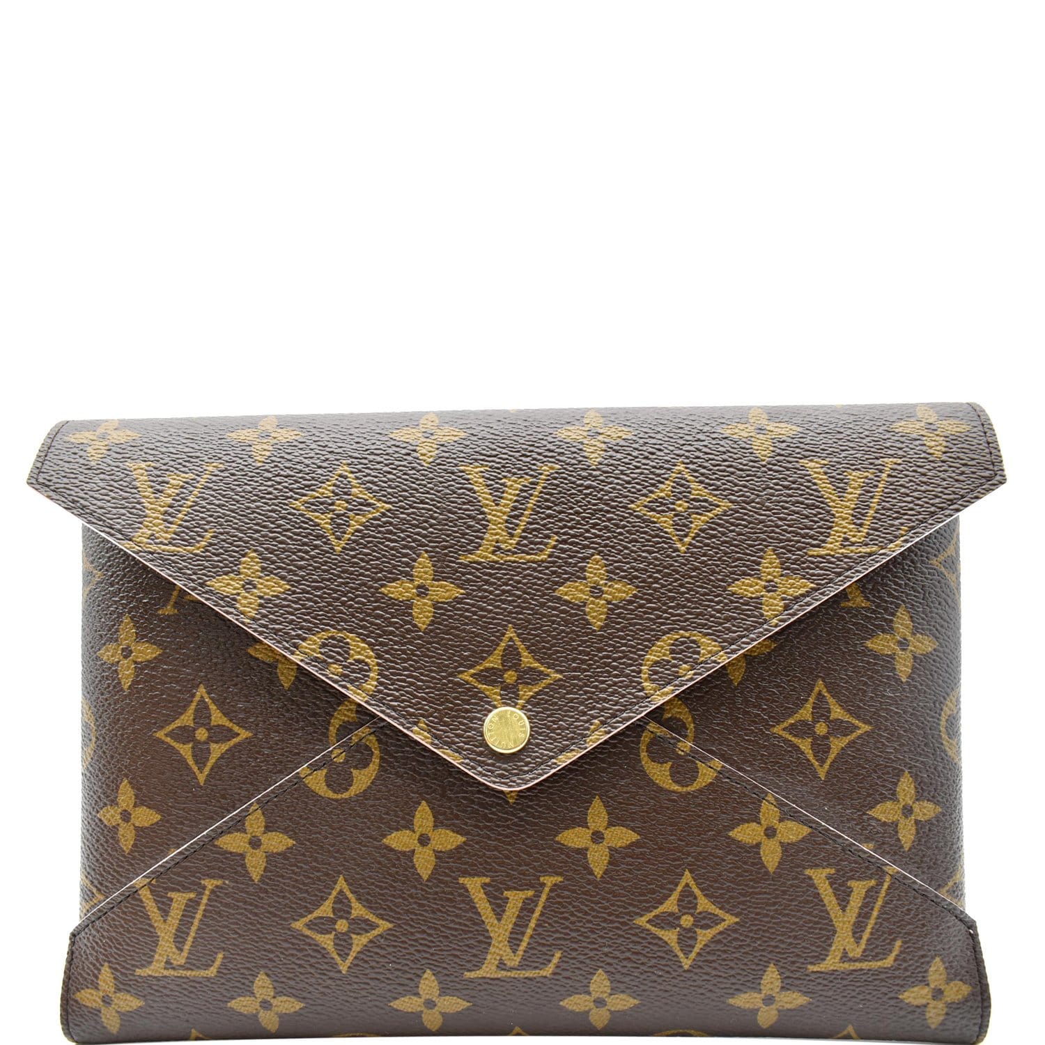 LOUIS VUITTON Kirigami Pochette Large Monogram Canvas Clutch Brown - 2