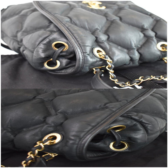 Chanel Chesterfield Quilted Calfskin Shoulder Backpack