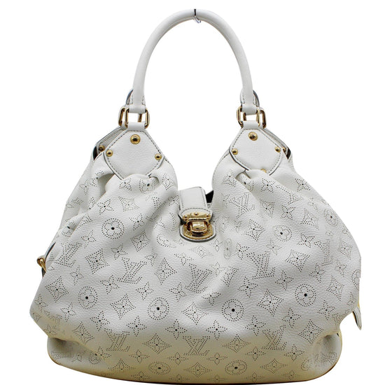 Louis Vuitton Ivory Mahina Leather XL Hobo Louis Vuitton