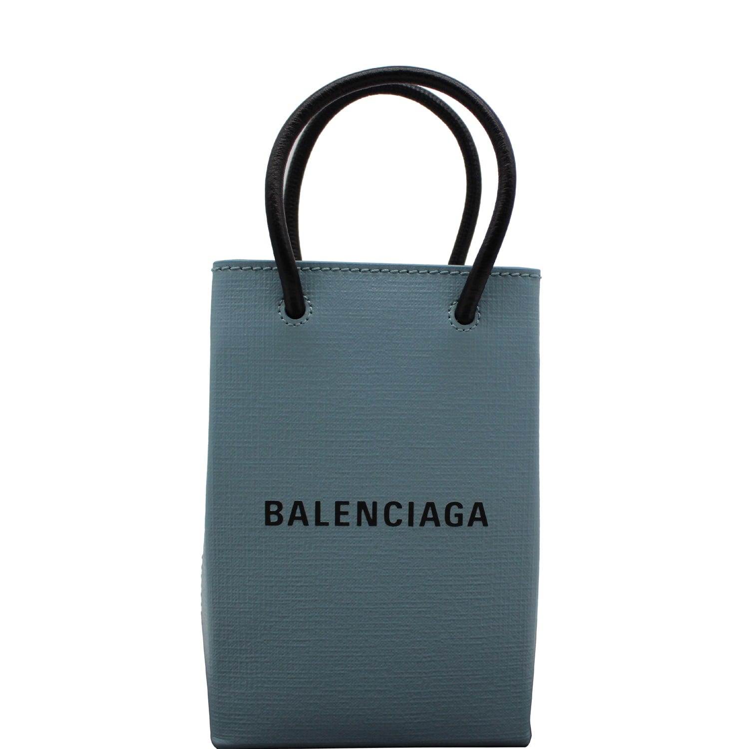 Authenticated Used Balenciaga Japan Exclusive 618895 Womens Leather  Shoulder Bag Light Blue  Walmartcom