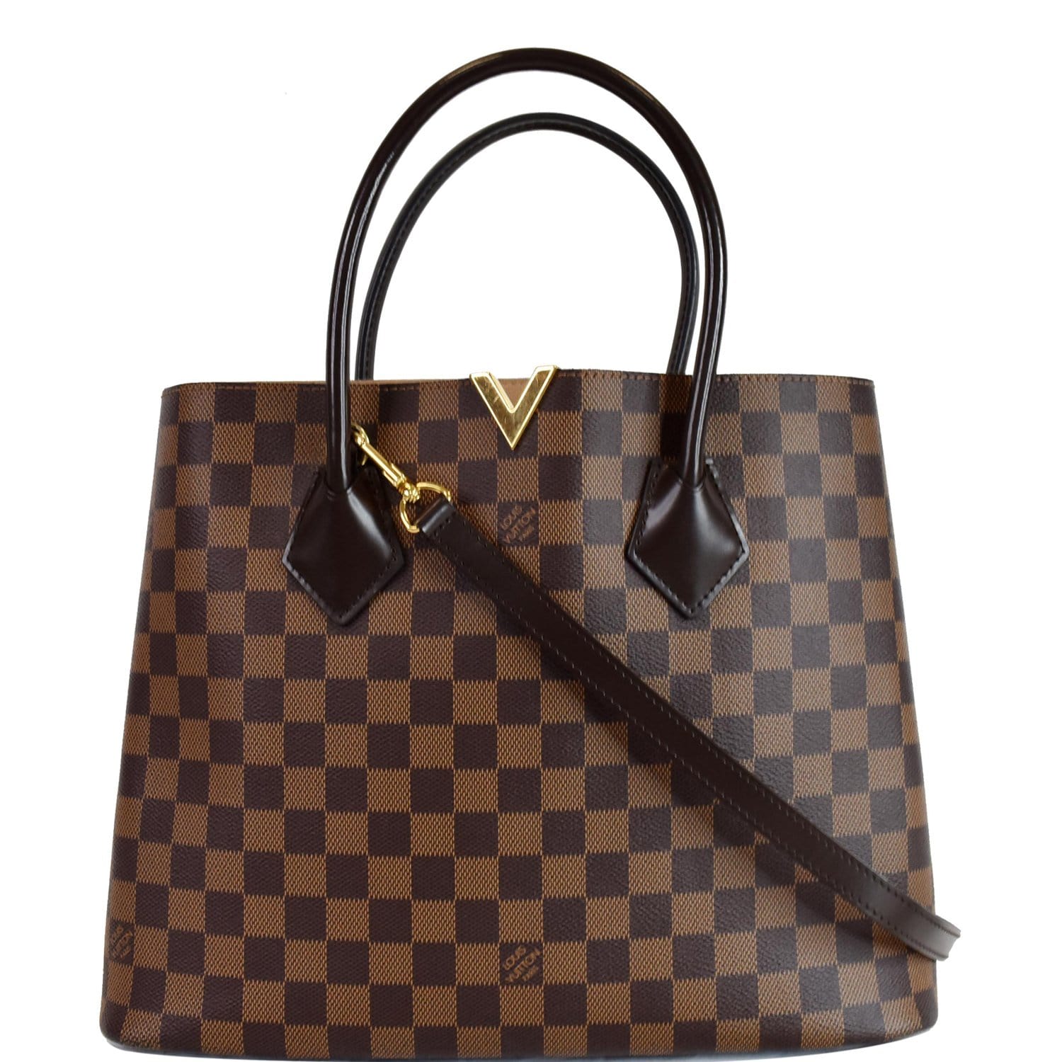 Louis Vuitton Damier Ebene Canvas Kensington V Bag Louis Vuitton