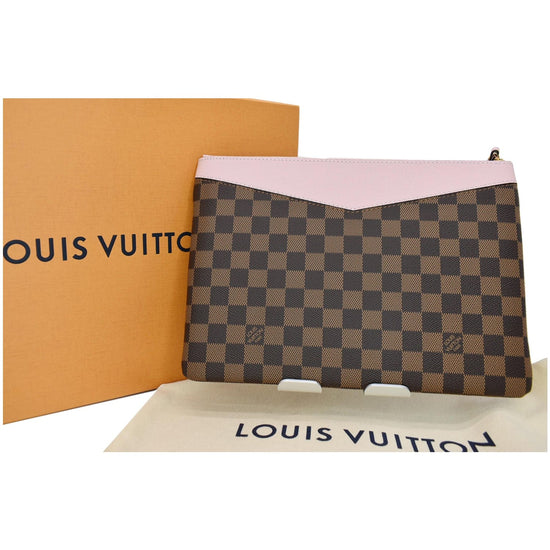 Louis Vuitton Daily Pouch Clutch Monogram with Peach - A World Of Goods For  You, LLC