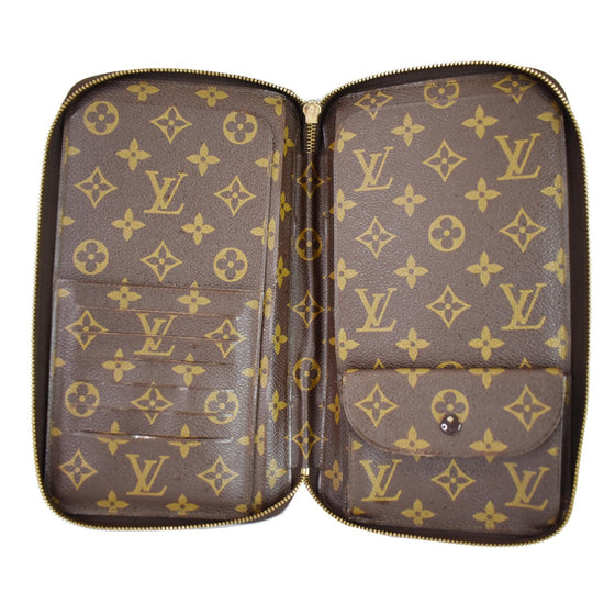 LOUIS VUITTON Monogram Escovedo Travel Case Long Wallet