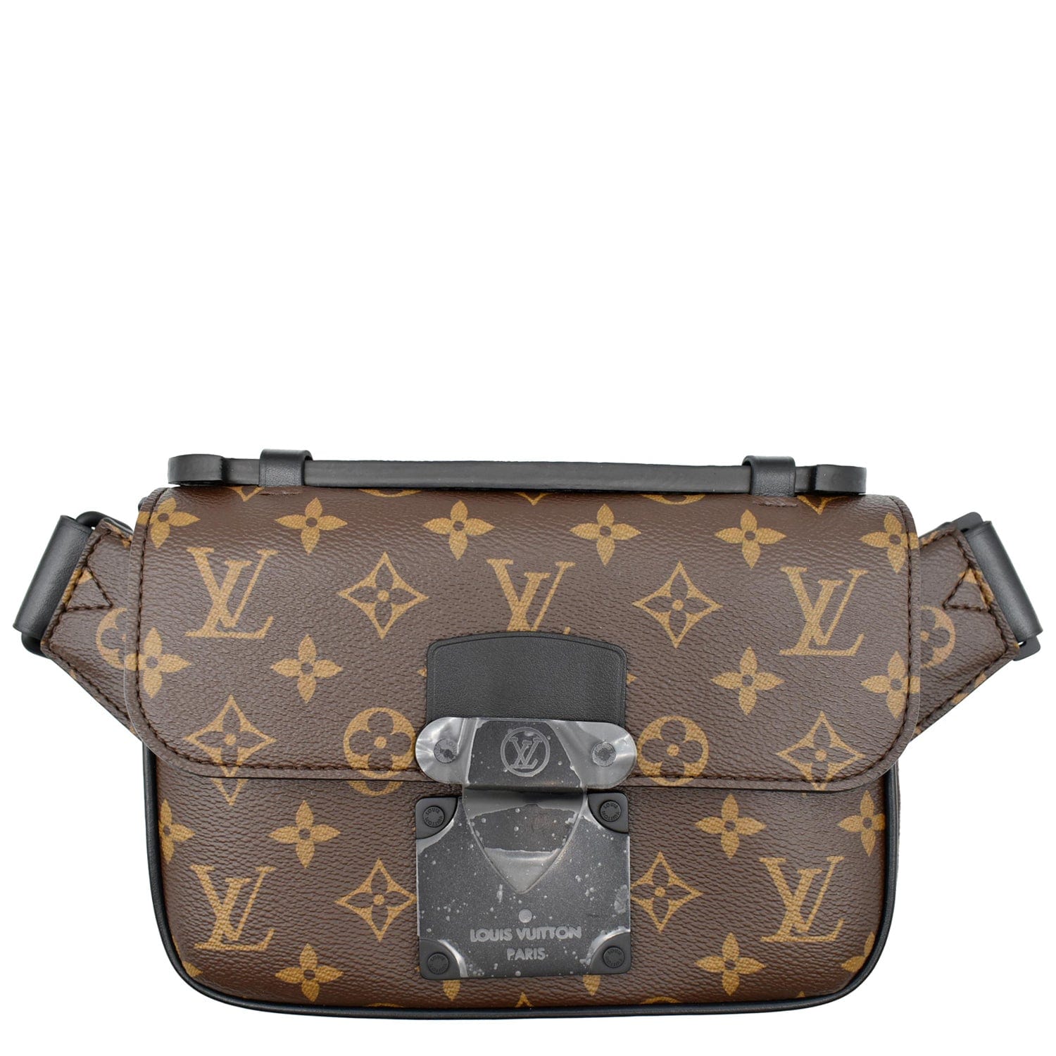 Louis Vuitton Avenue Sling Bag Monogram Macassar Brown in Coated Canvas  with Black-tone - US