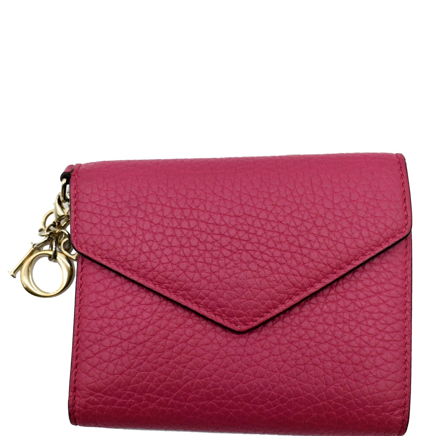 Christian Dior Dior DIOR Diorissimo round wallet pink