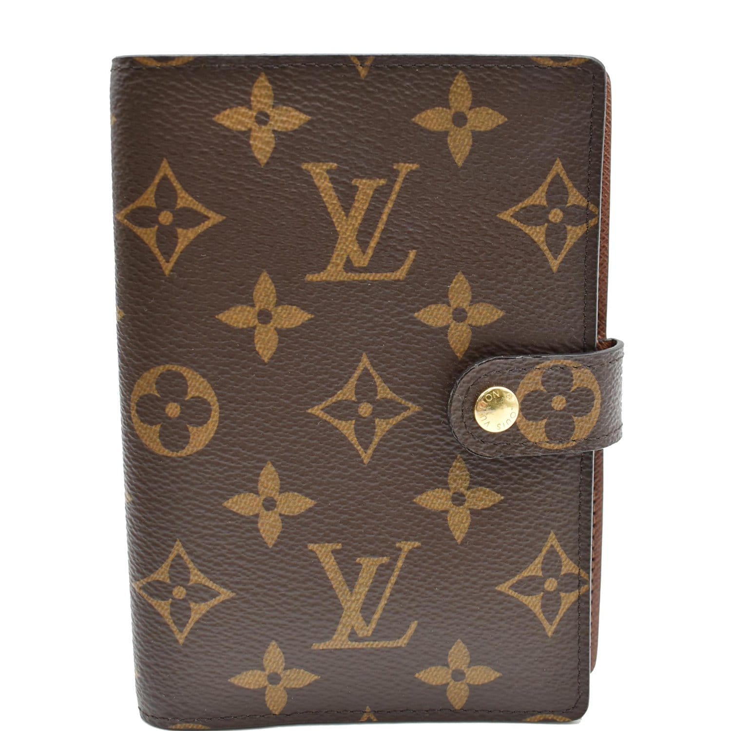 Louis Vuitton, Damier Brown PM Agenda Small With Planner Paper