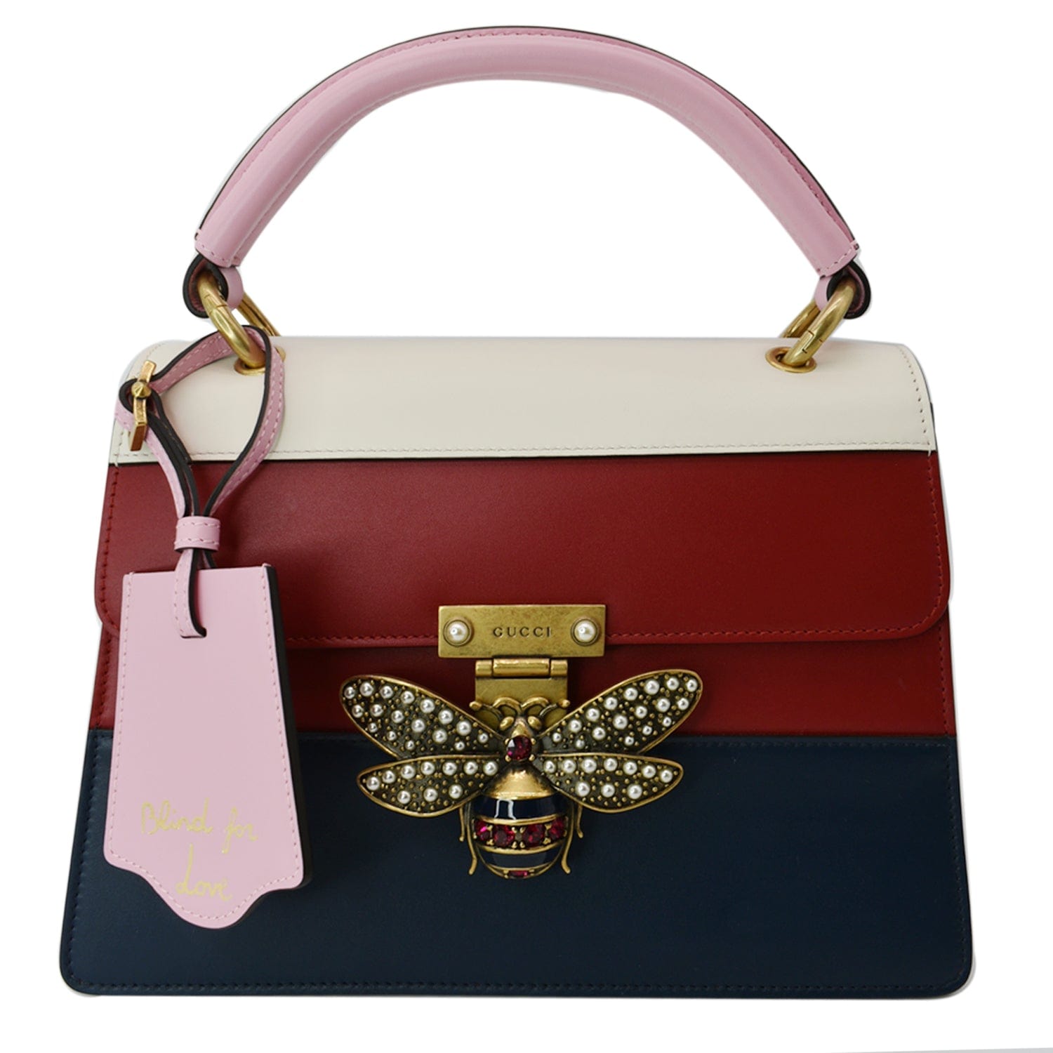 GUCCI Queen Margaret Bee Leather shoulder bag from Japan