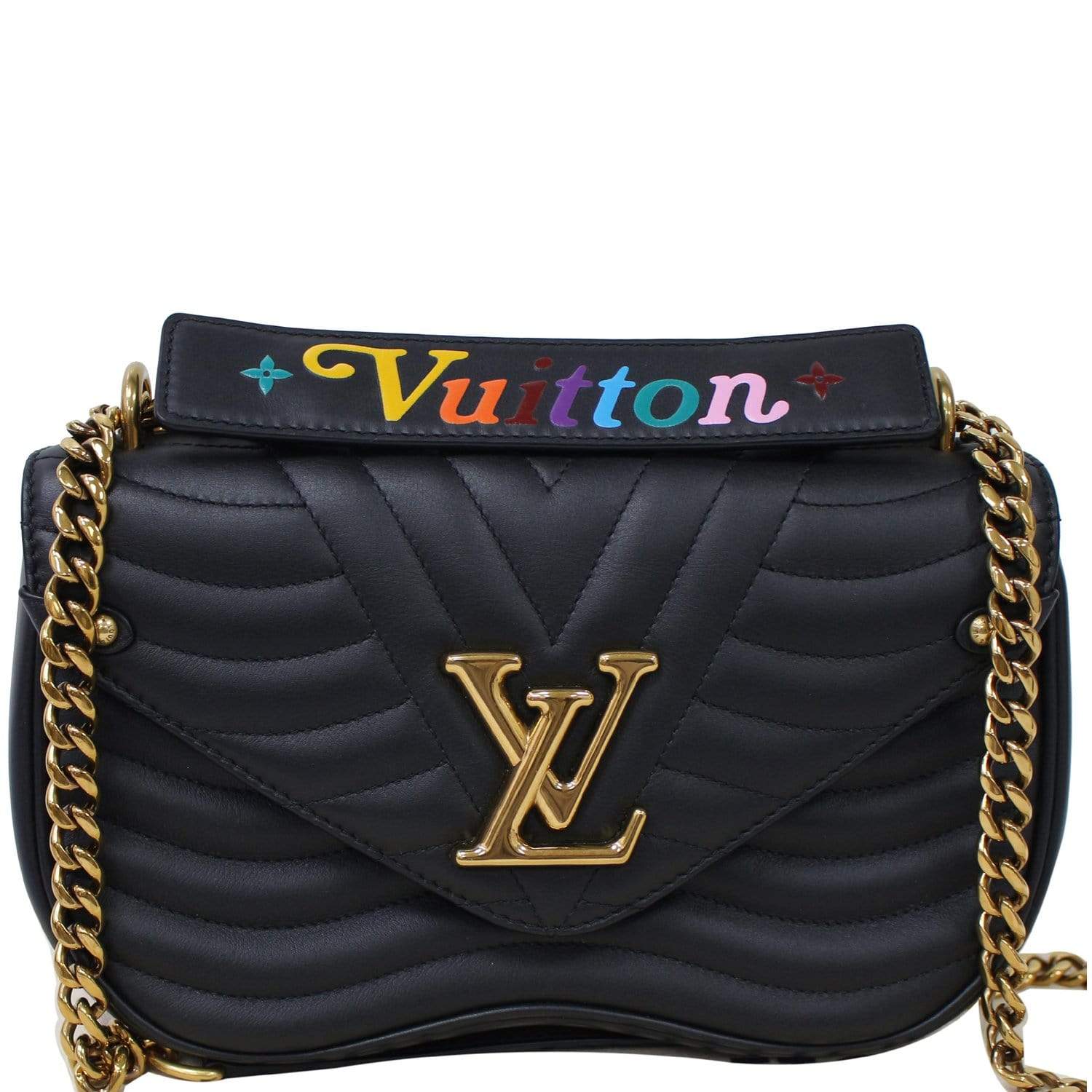 Louis Vuitton New Wave PM Quilted Leather Chain Bag