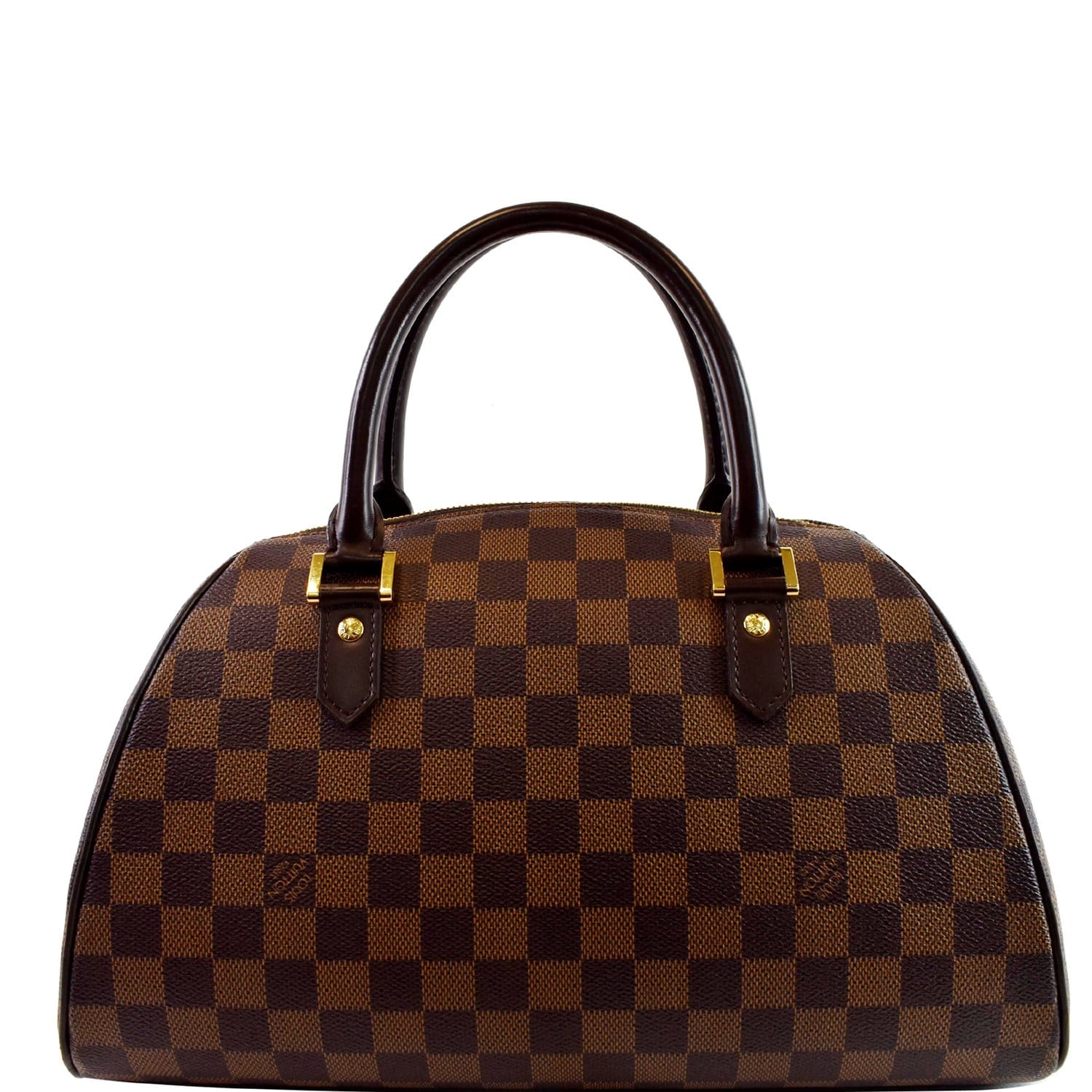 LOUIS VUITTON Ribera MM Damier Ebene Satchel Bag Brown - DD6266 