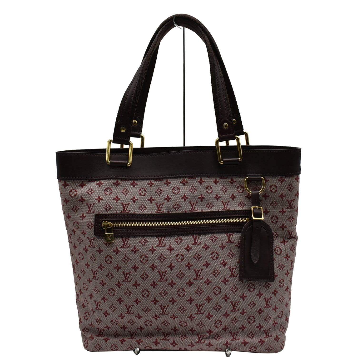 LOUIS VUITTON Mini Lin Lucille GM Monogram Canvas Tote Bag Cherry