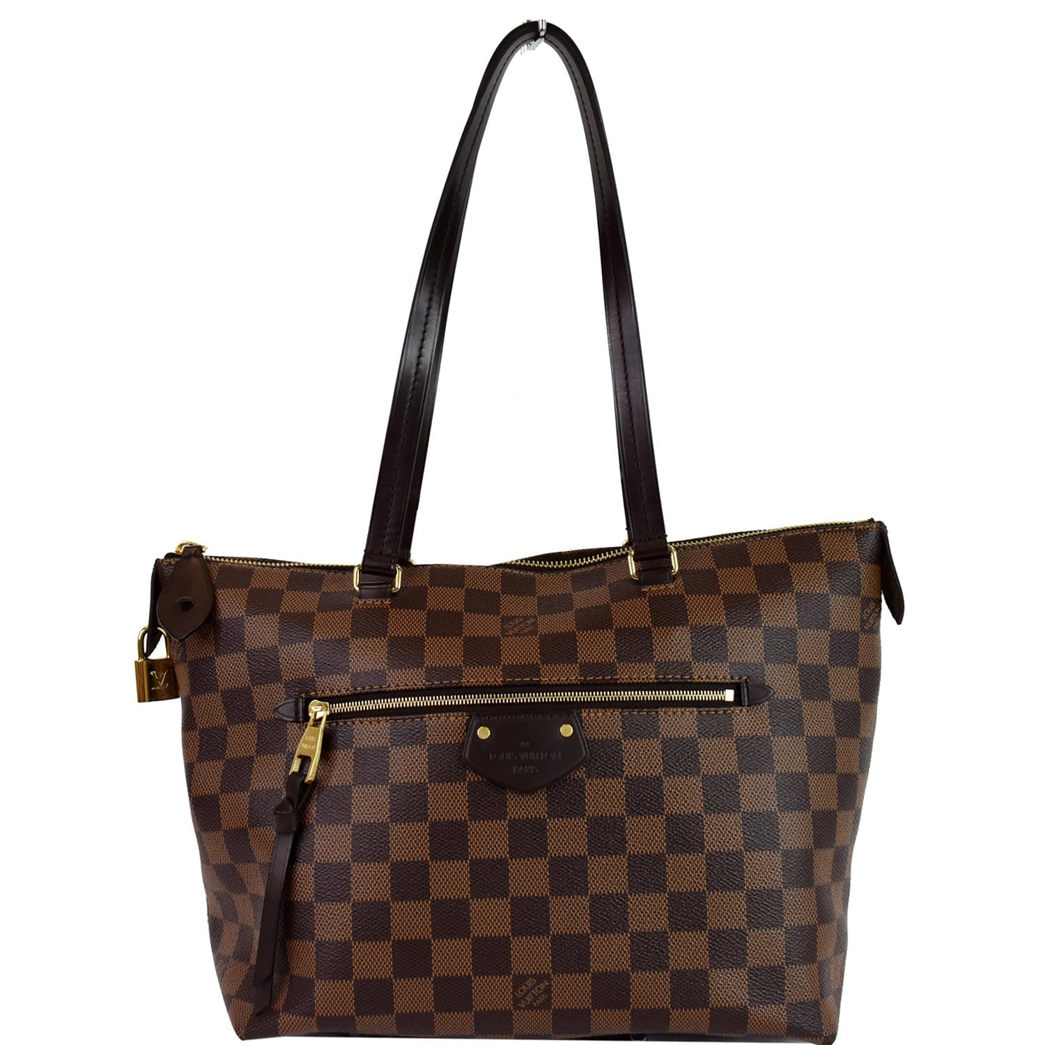 Louis Vuitton Damier Ebene Iéna PM - Brown Totes, Handbags - LOU709613