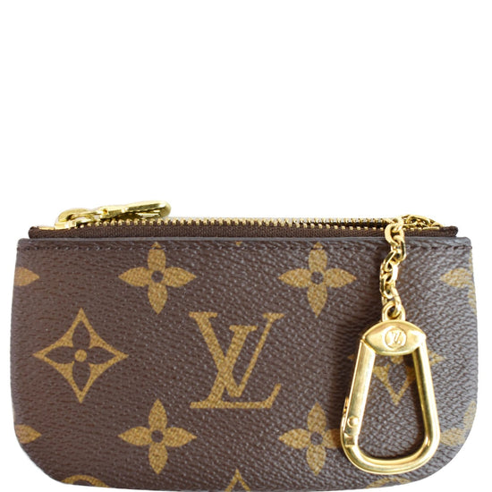 Key pouch leather small bag Louis Vuitton Brown in Leather - 29542147