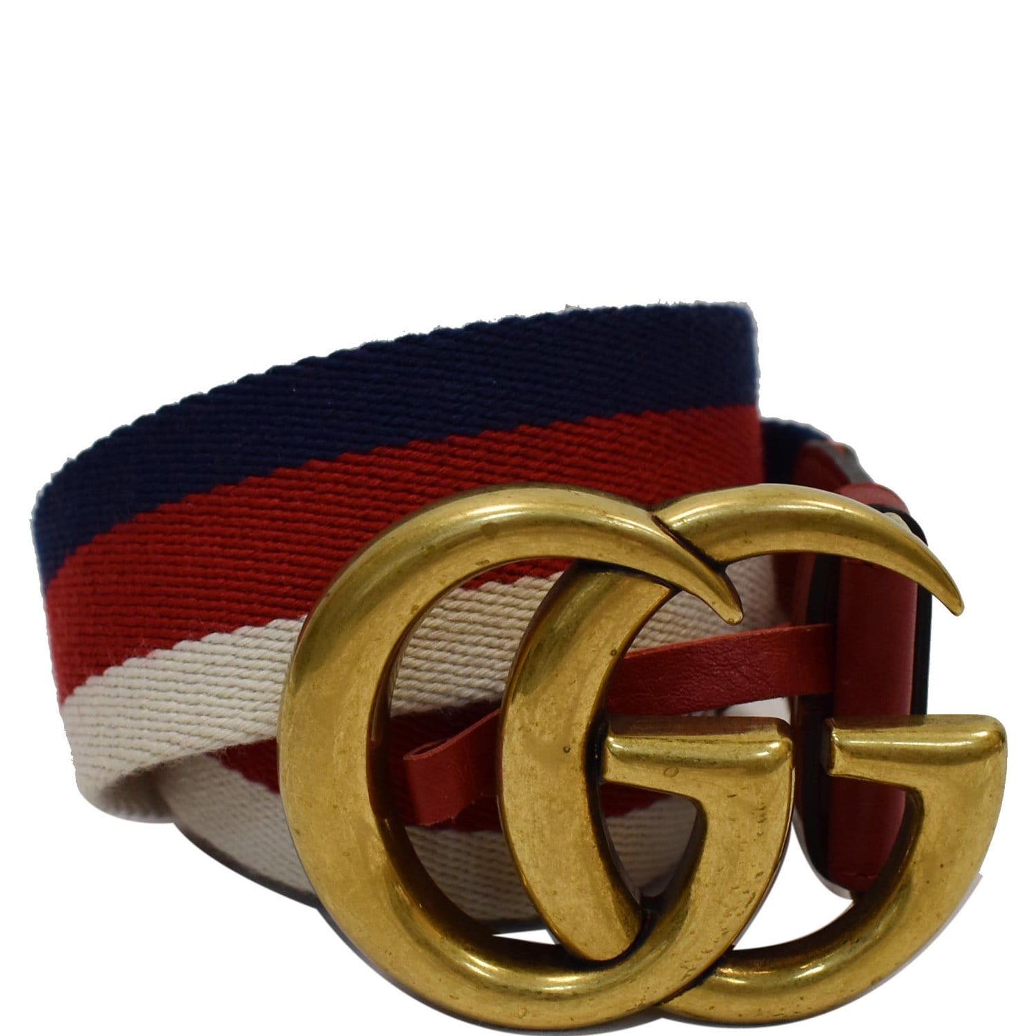 Gucci - Blue & Red GG Web Belt