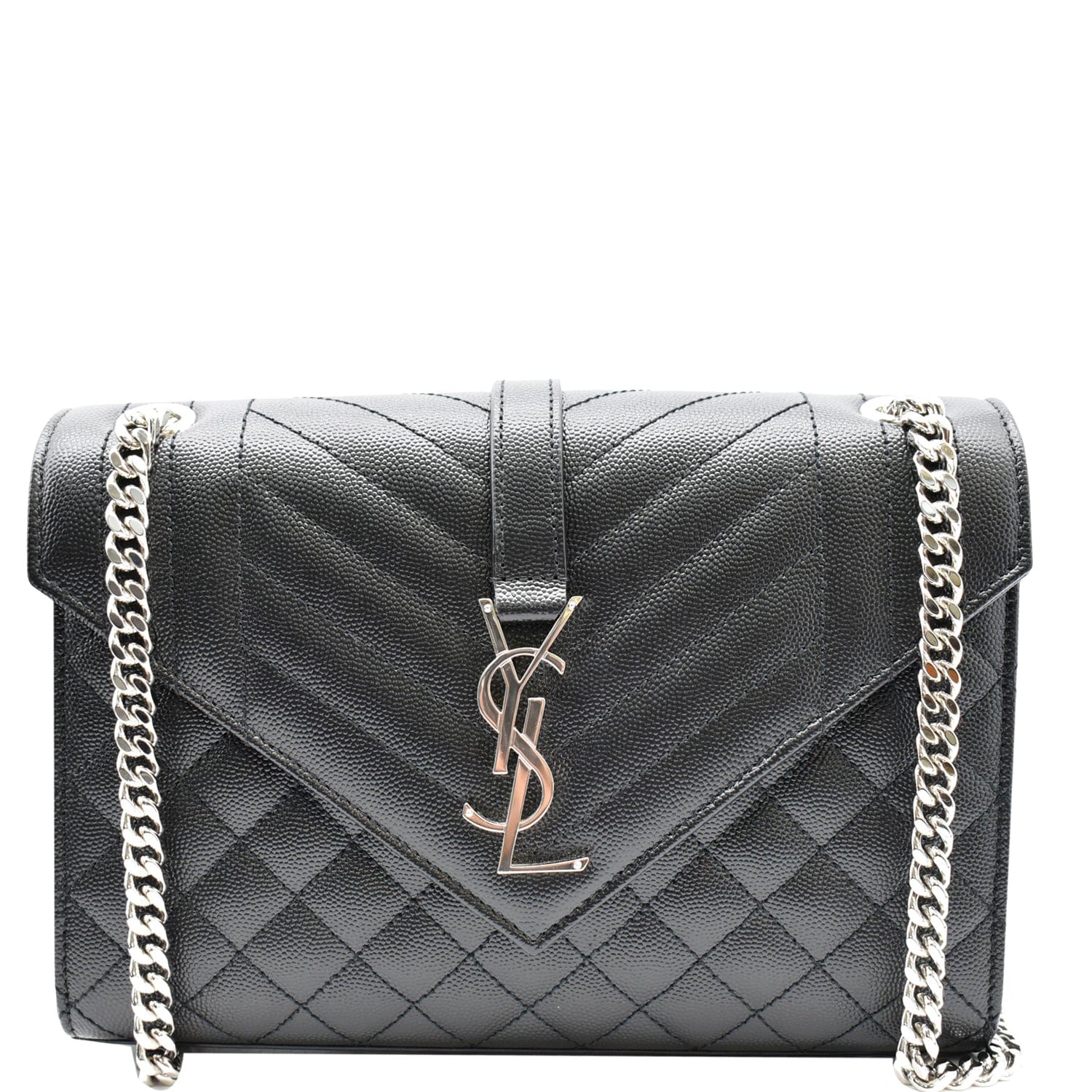 ysl envelope bag medium black