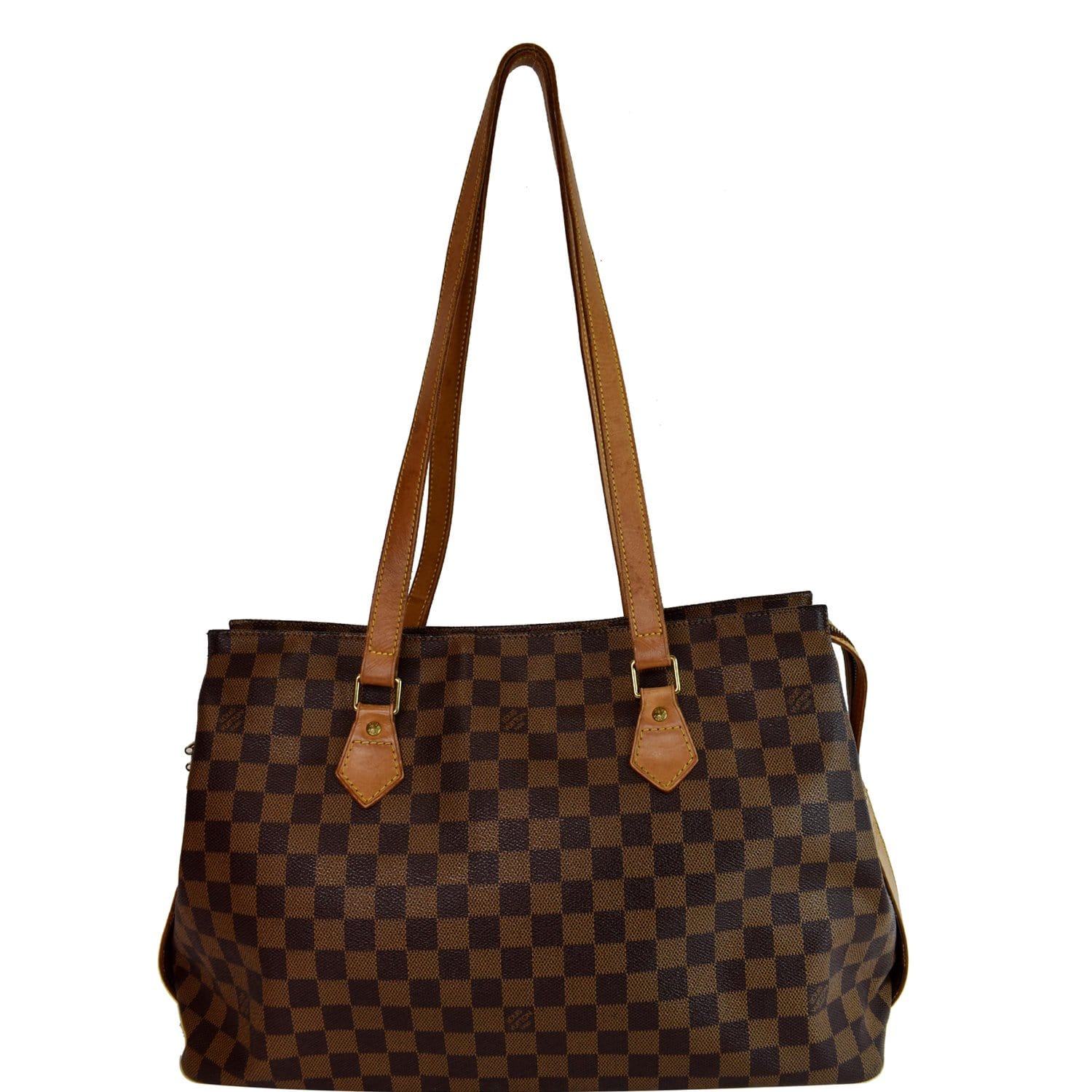 Louis Vuitton Chelsea Brown Canvas Shoulder Bag (Pre-Owned)