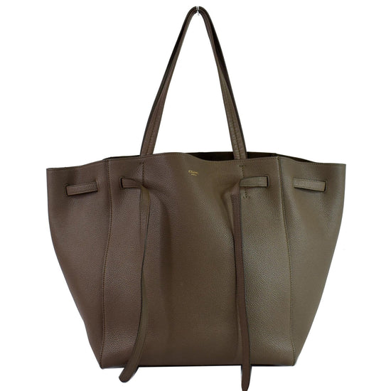 Brown Celine Small Phantom Cabas Tote Bag