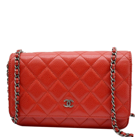 CHANEL Wallet On Chain WOC Caviar Leather Clutch Crossbody Bag Review